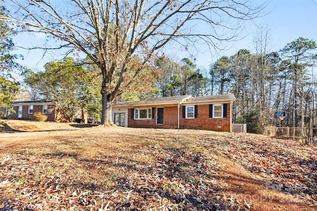 view of ranch-style house