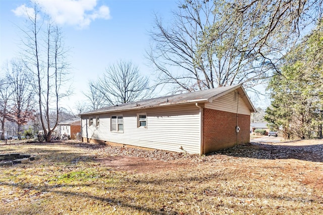 view of side of property