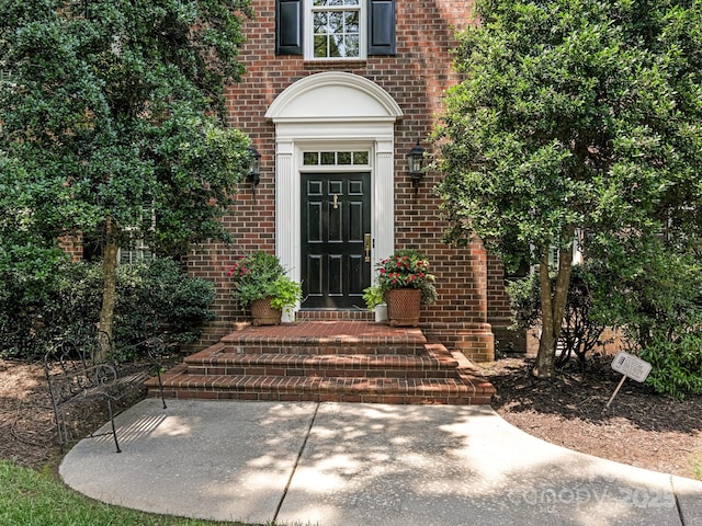 view of entrance to property