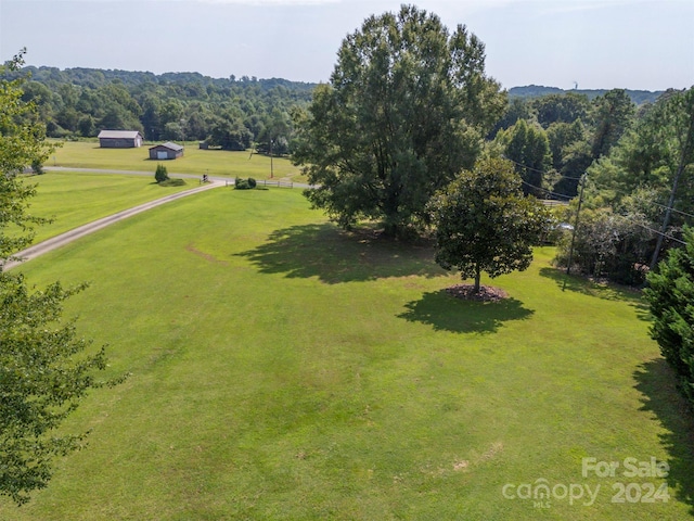 drone / aerial view featuring a rural view