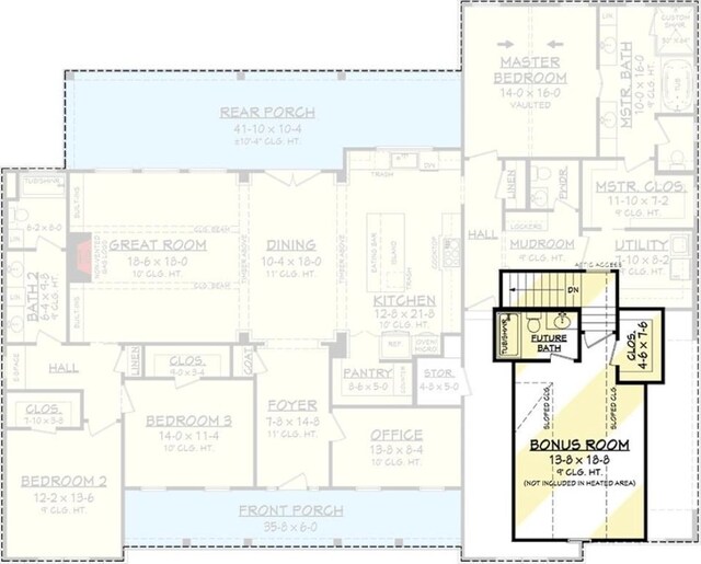 182 Shagbark Ct, Mount Gilead, NC 27306 - floor plan / room layout