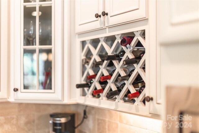 view of wine room