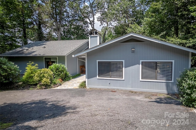 view of ranch-style home