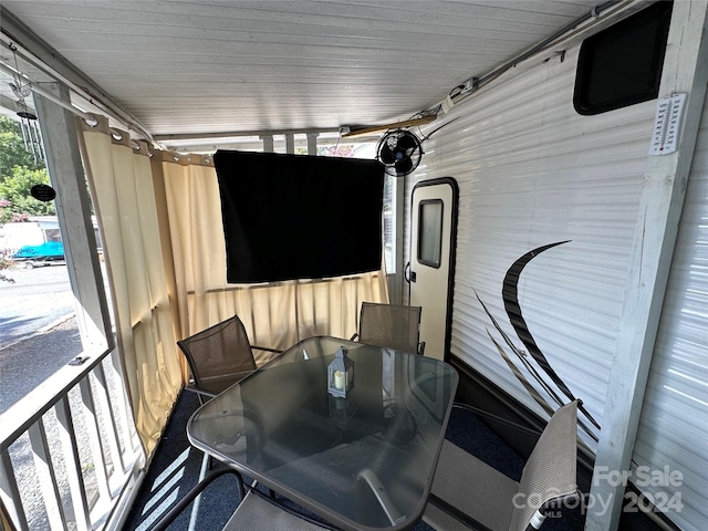 113 Hummingbird Cir, New London, NC 28127 - view of patio with outdoor dining space