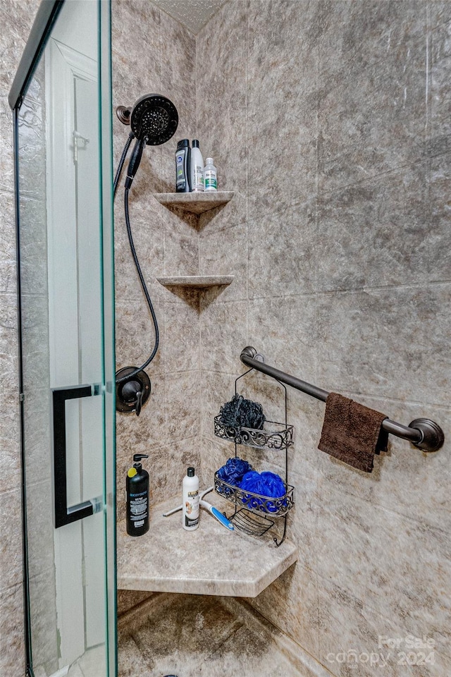 details with a stall shower