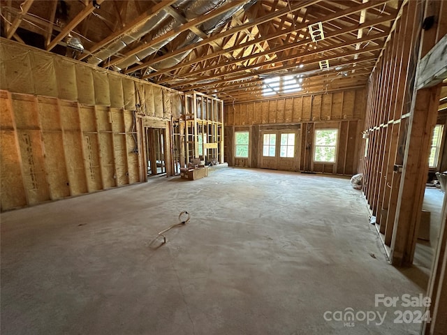 miscellaneous room featuring concrete flooring