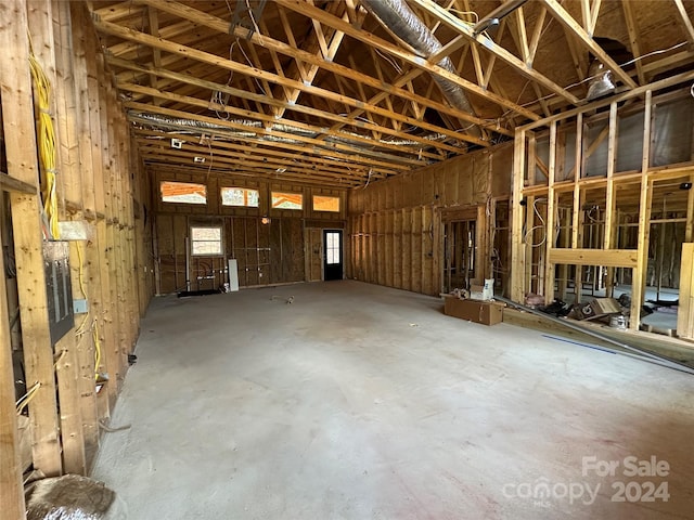 misc room featuring concrete floors