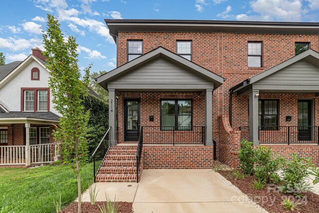 view of front of house with a porch