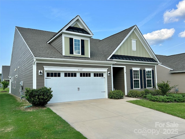 craftsman-style home featuring a garage