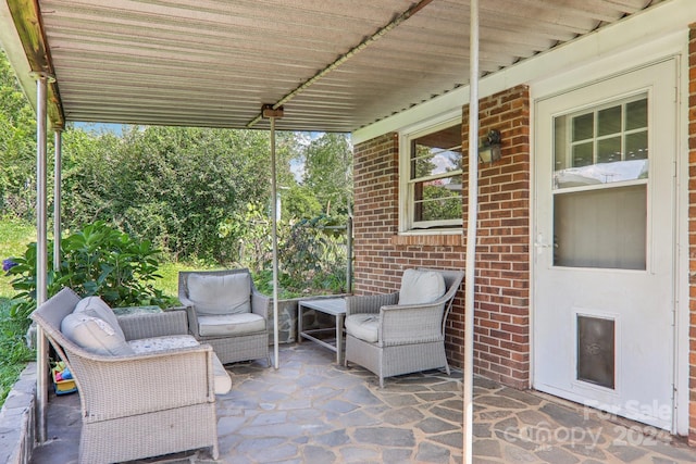 view of patio / terrace featuring outdoor lounge area