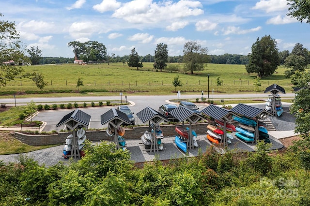 view of property's community with a rural view