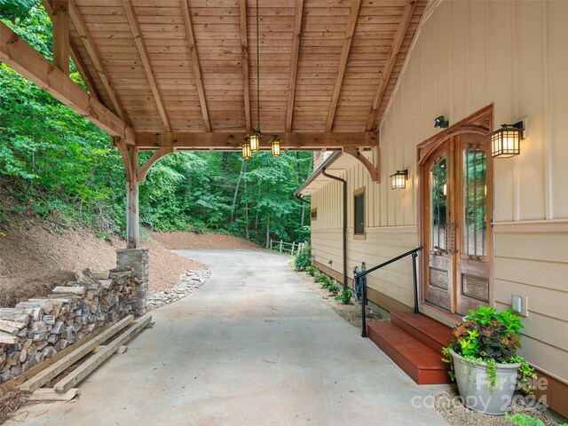 view of patio