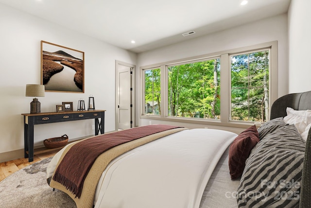 11 Nestlewood Dr Unit 310, Arden, NC 28704 - bedroom featuring light wood-type flooring and recessed lighting