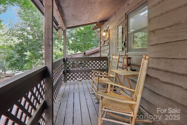 45 Sassafras Ln, Maggie Valley, NC 28751 - view of deck