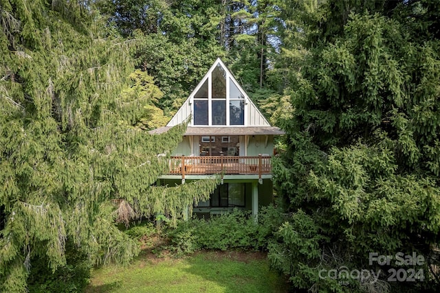 view of rear view of house