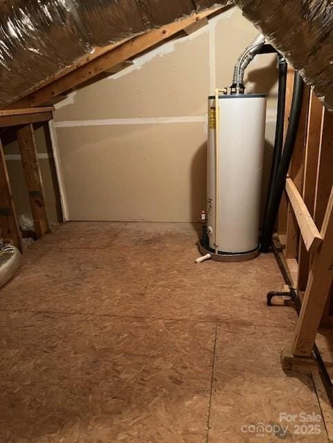 19307 Beaufain St, Cornelius, NC 28031 - utility room featuring gas water heater