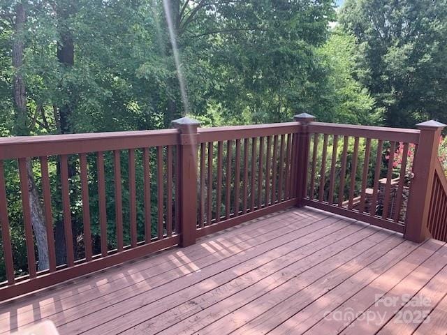 19307 Beaufain St, Cornelius, NC 28031 - view of wooden deck