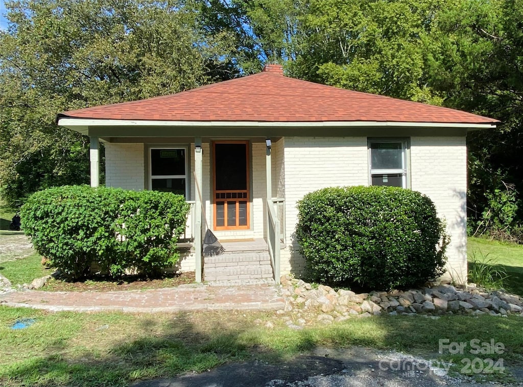 view of bungalow-style home