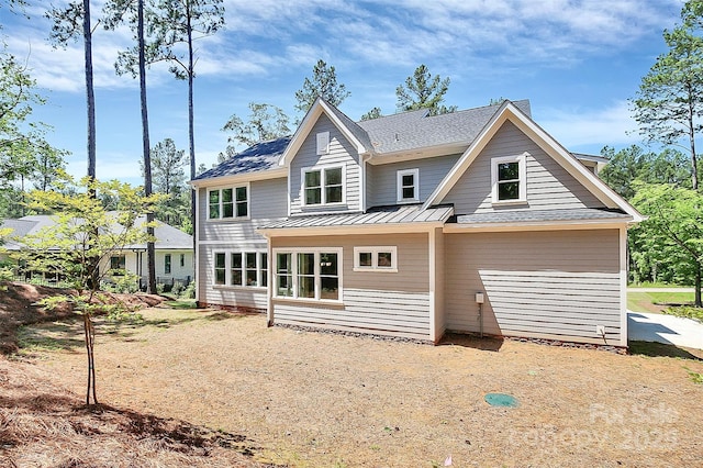 view of rear view of property