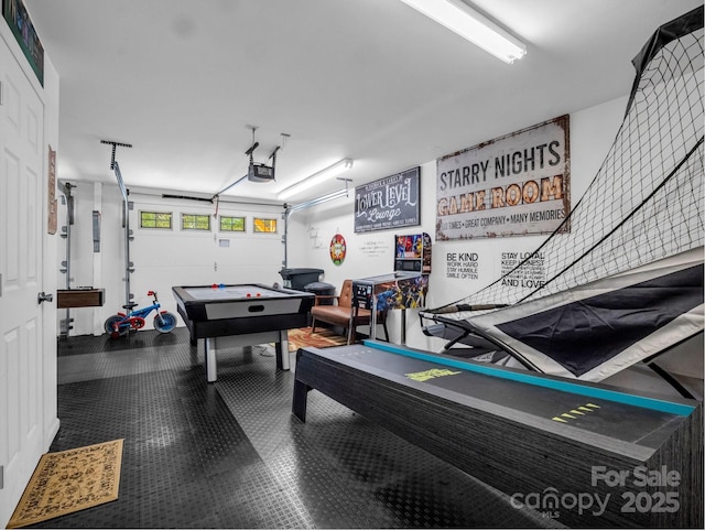 219 Highland Hts, Lake Lure, NC 28746 - game room with a garage