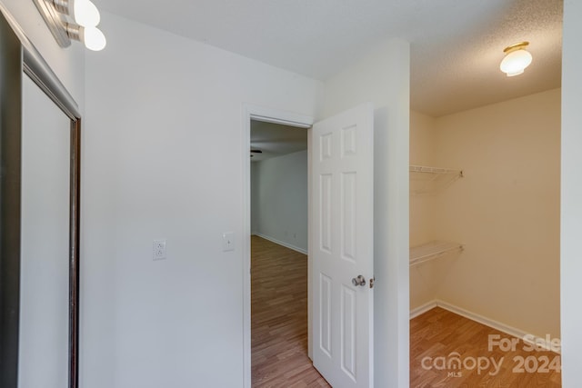 interior space featuring light wood-style flooring