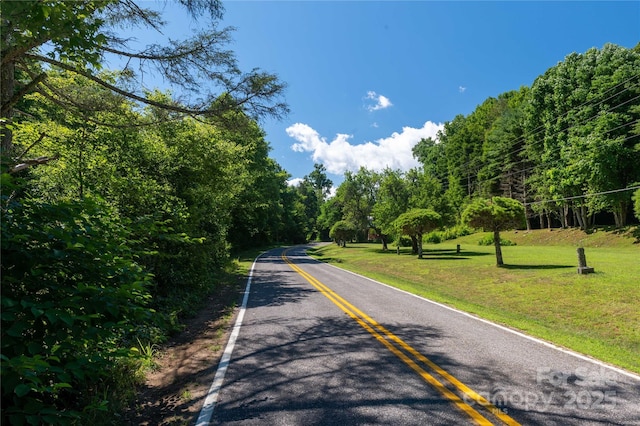 view of road