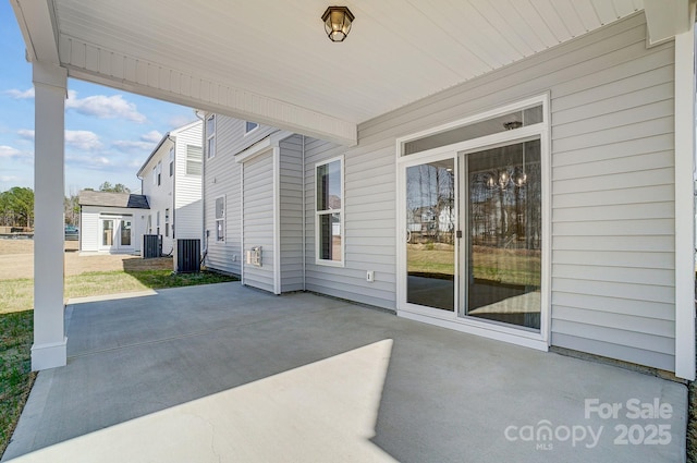 view of patio / terrace with cooling unit