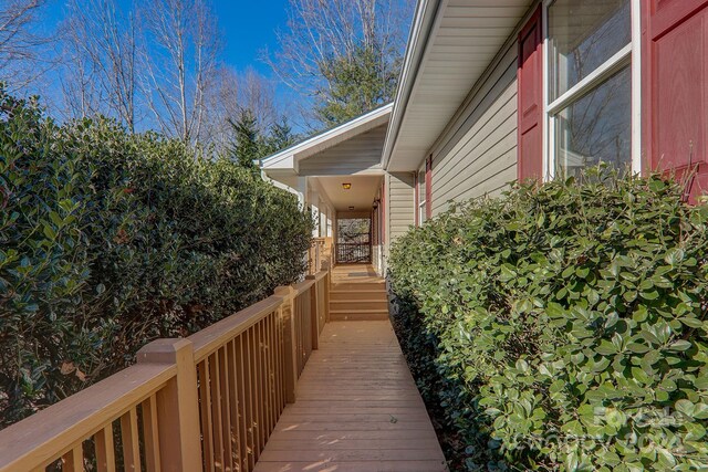 view of entrance to property