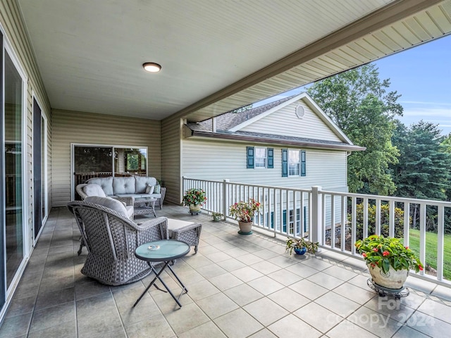 view of patio / terrace with outdoor lounge area