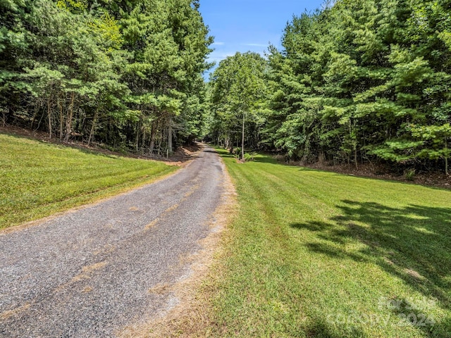 view of road