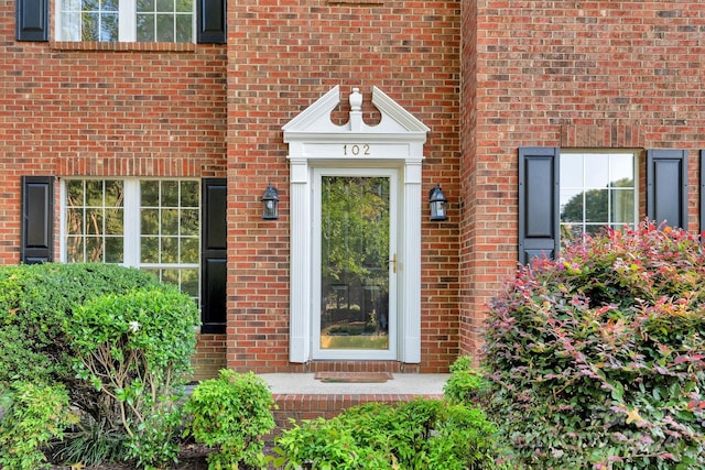 view of entrance to property