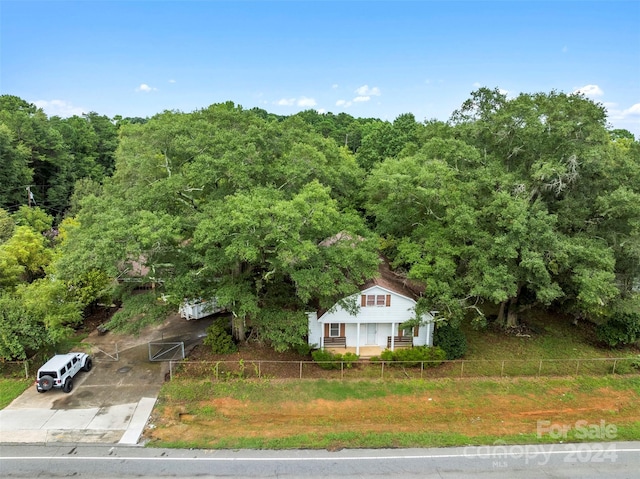 4539 S New Hope Rd, Gastonia, NC 28056 - aerial view with a forest view