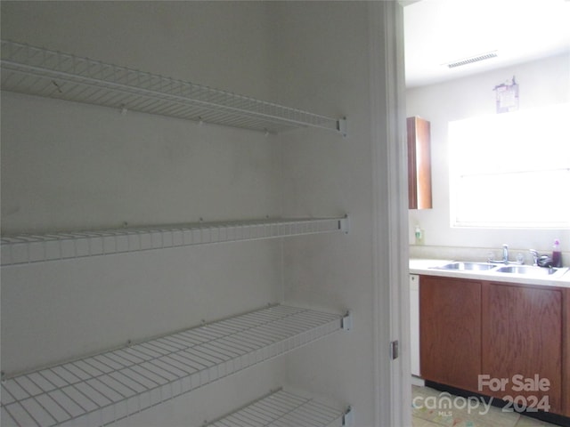 pantry with sink