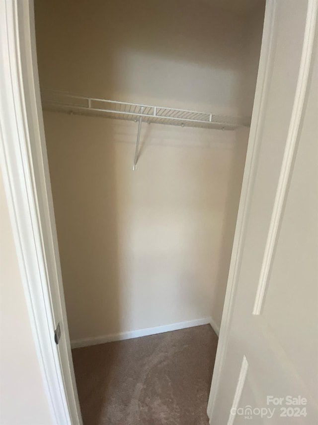 view of closet