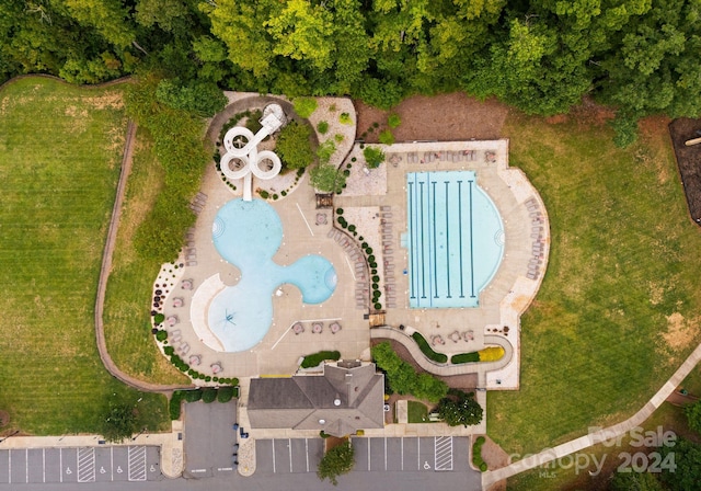 6034 Jepson Ct, Charlotte, NC 28214 - birds eye view of property