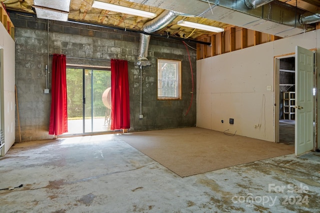 interior space featuring a wealth of natural light