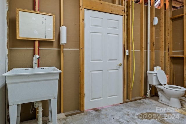 bathroom with toilet