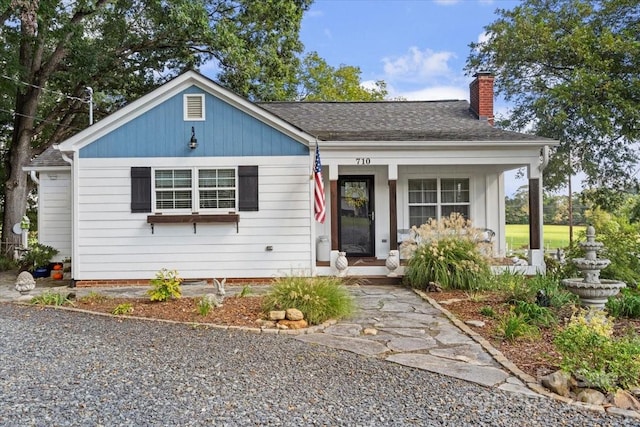 bungalow with covered porch