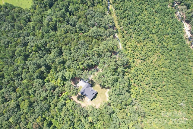 14941 Deer Hollow Dr, Gold Hill, NC 28071 - aerial view with a wooded view