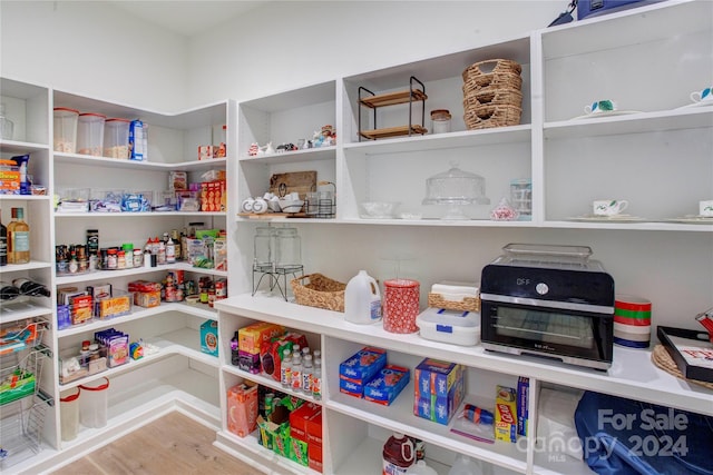 view of pantry