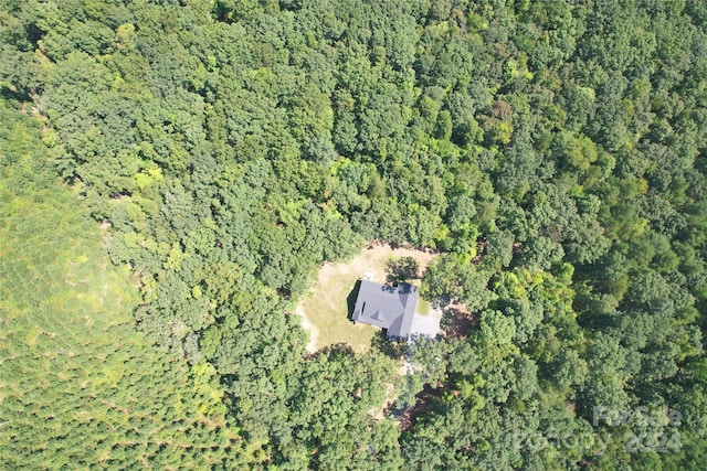 14941 Deer Hollow Dr, Gold Hill, NC 28071 - birds eye view of property with a forest view