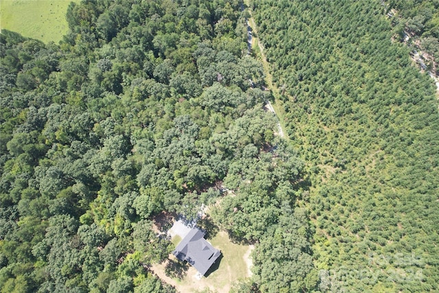 14941 Deer Hollow Dr, Gold Hill, NC 28071 - birds eye view of property featuring a view of trees