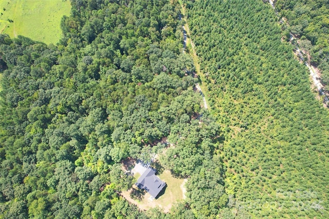 14941 Deer Hollow Dr, Gold Hill, NC 28071 - birds eye view of property featuring a view of trees