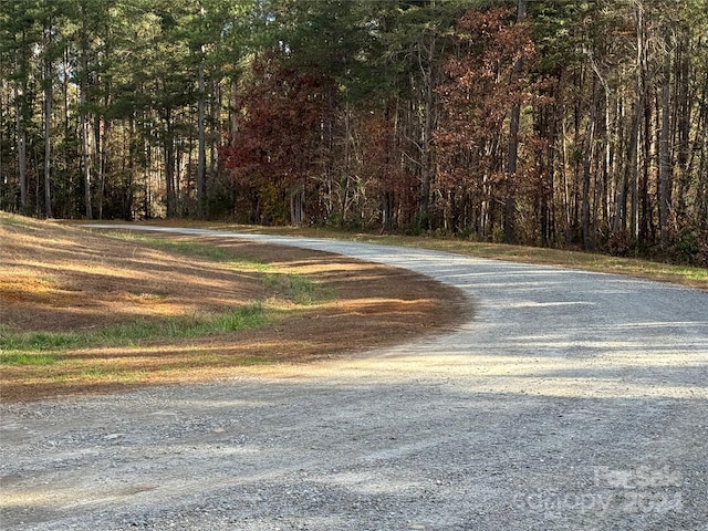 view of road