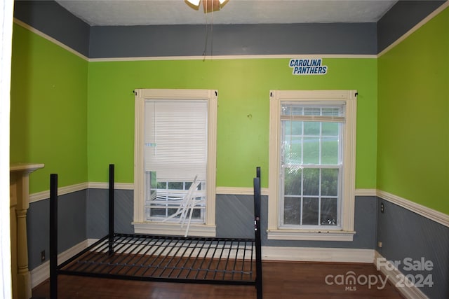 doorway to outside featuring hardwood / wood-style floors