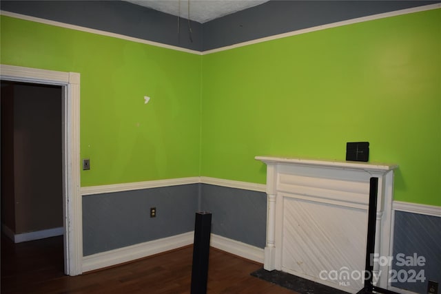 interior space featuring hardwood / wood-style flooring