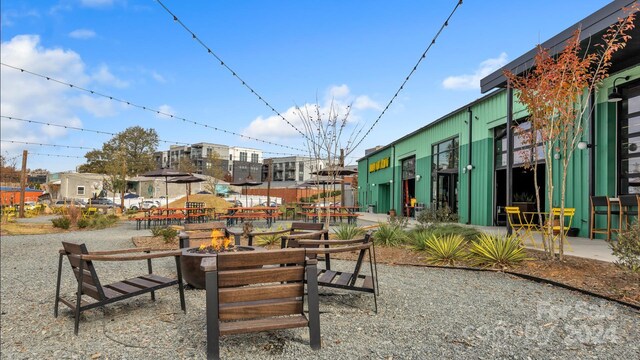 exterior space with a patio