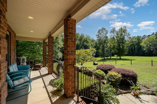 view of patio