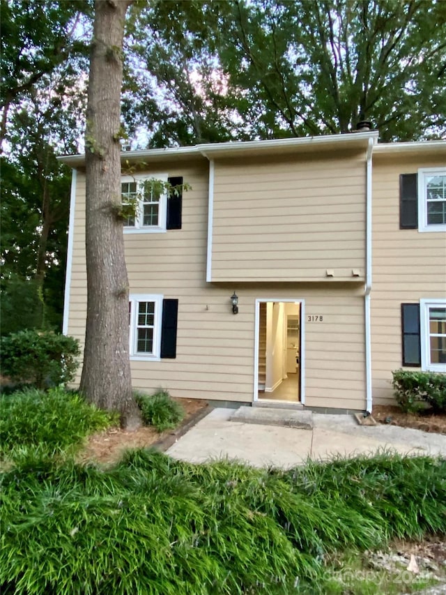 view of rear view of property