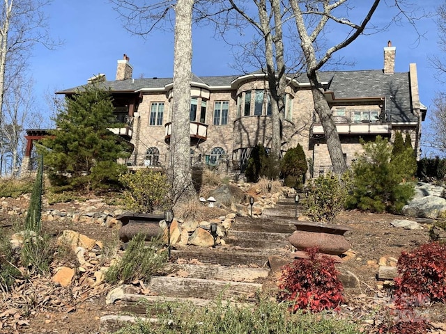 view of rear view of house